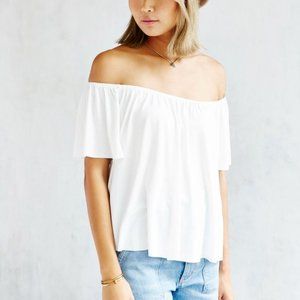 Urban Outfitters Ecote Mara Off-The-Shoulder Shirt